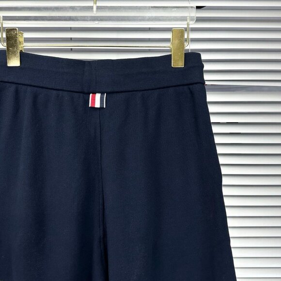 Thom Browne Four Striped Knit Shorts - Picture 8 of 9